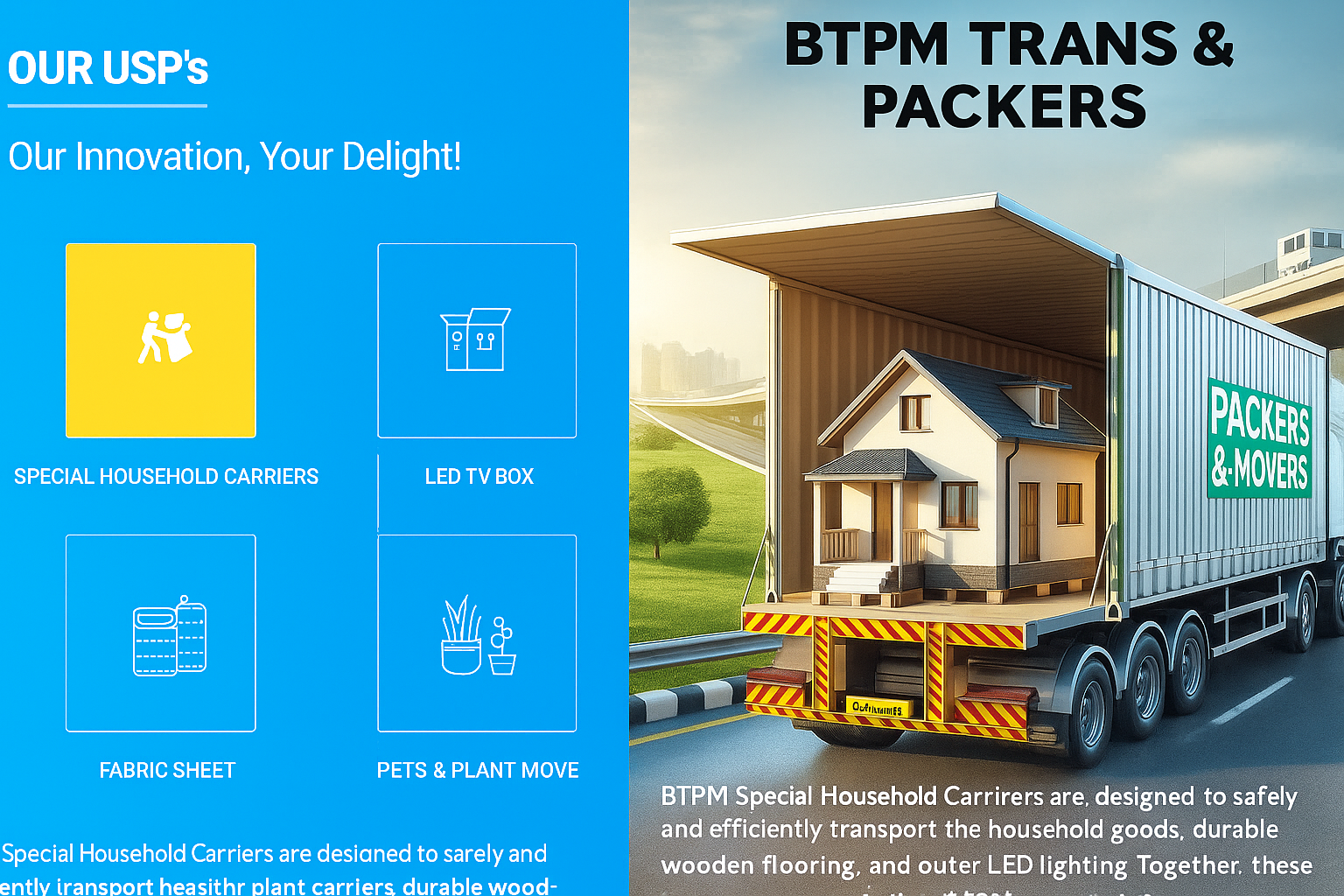 BTPM Trans & Packers Services Showcase